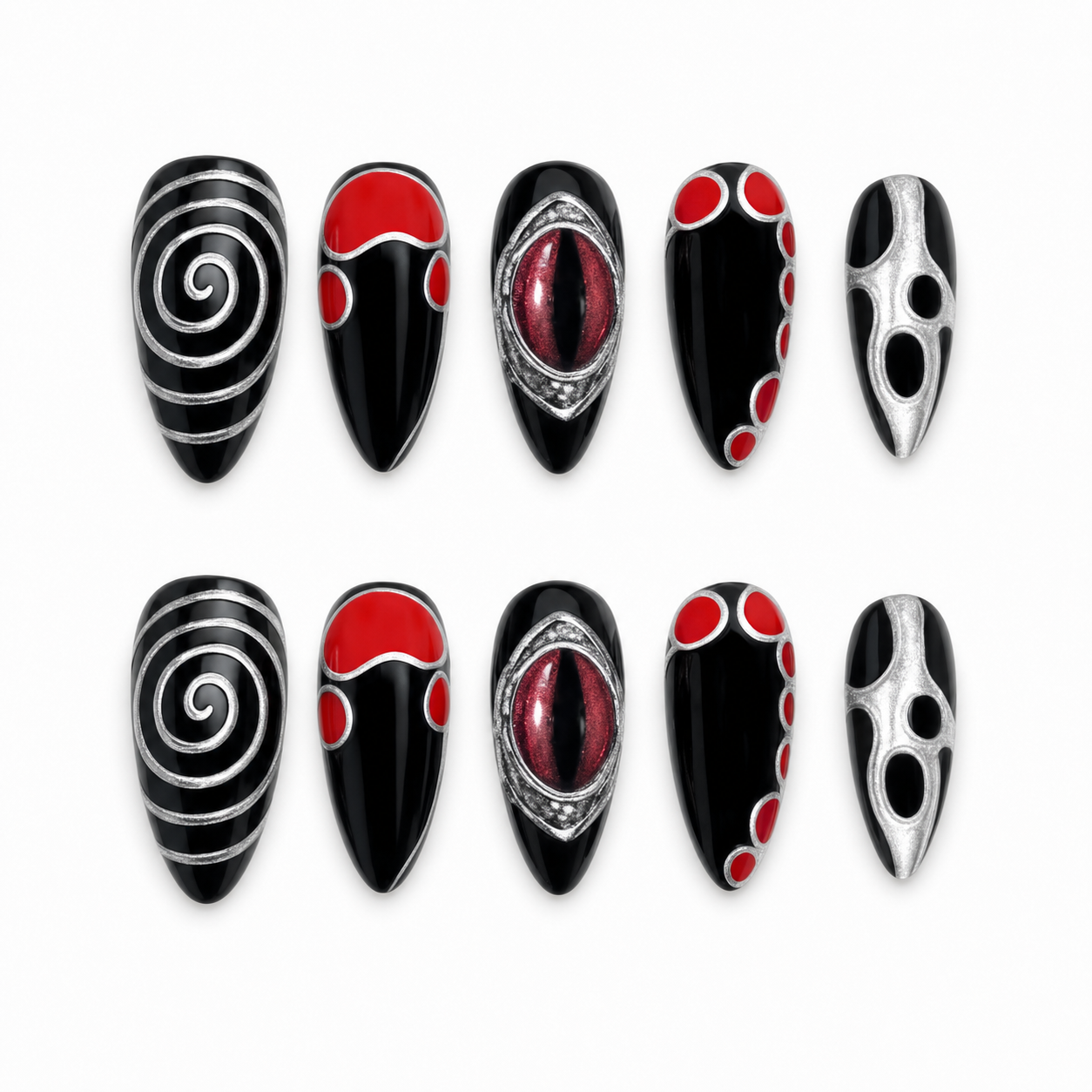 Blue Hour Haunt press-on nail set