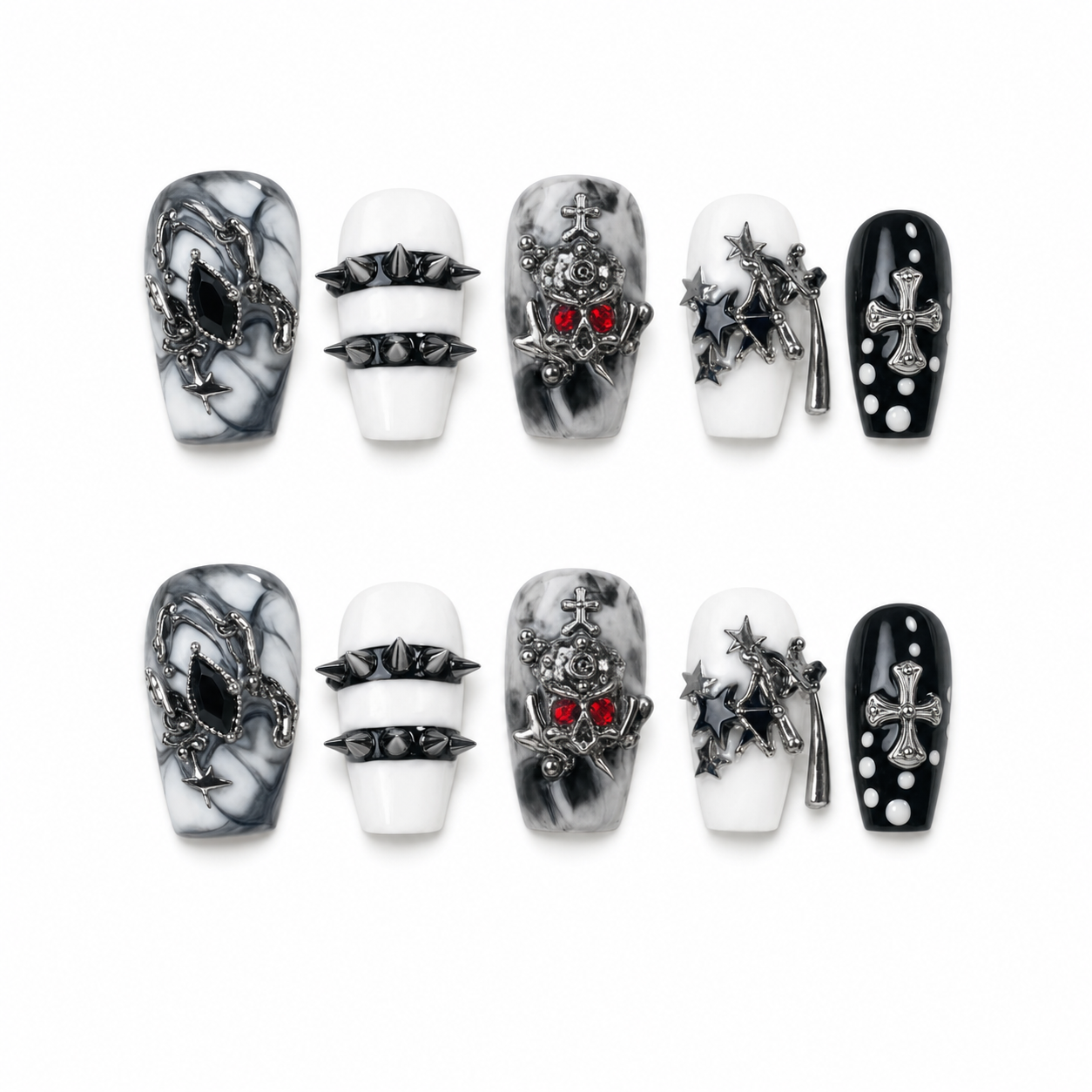 Cathedral Whispers press-on nail set