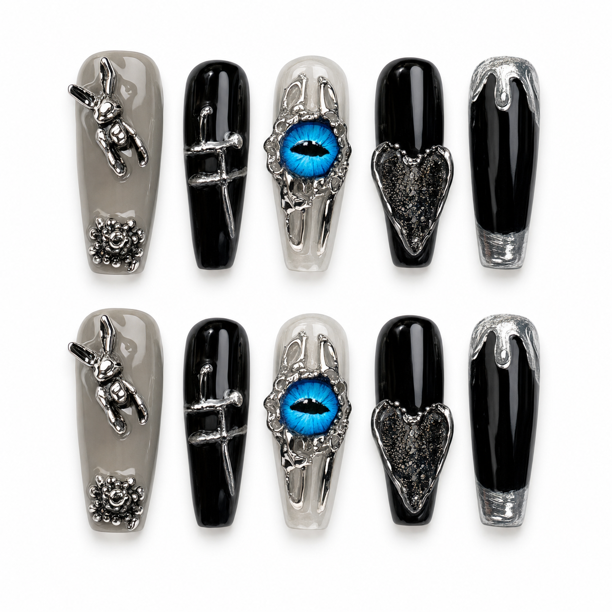 Love Bite press-on nail set