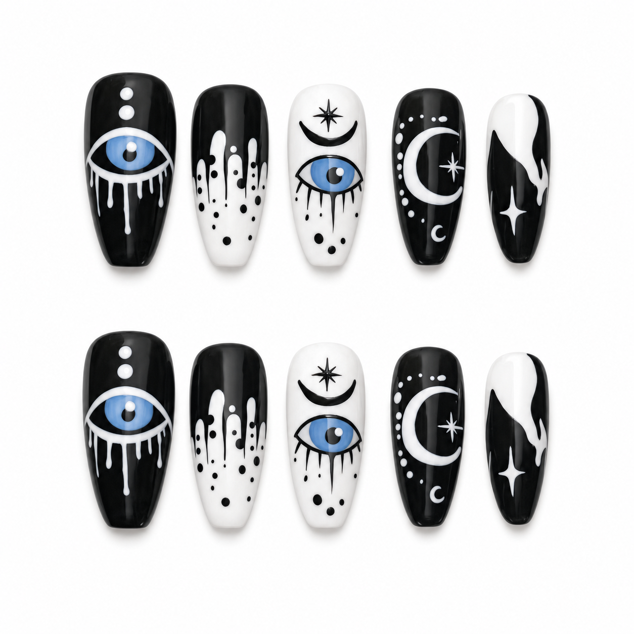Dragon's Eye press-on nail set