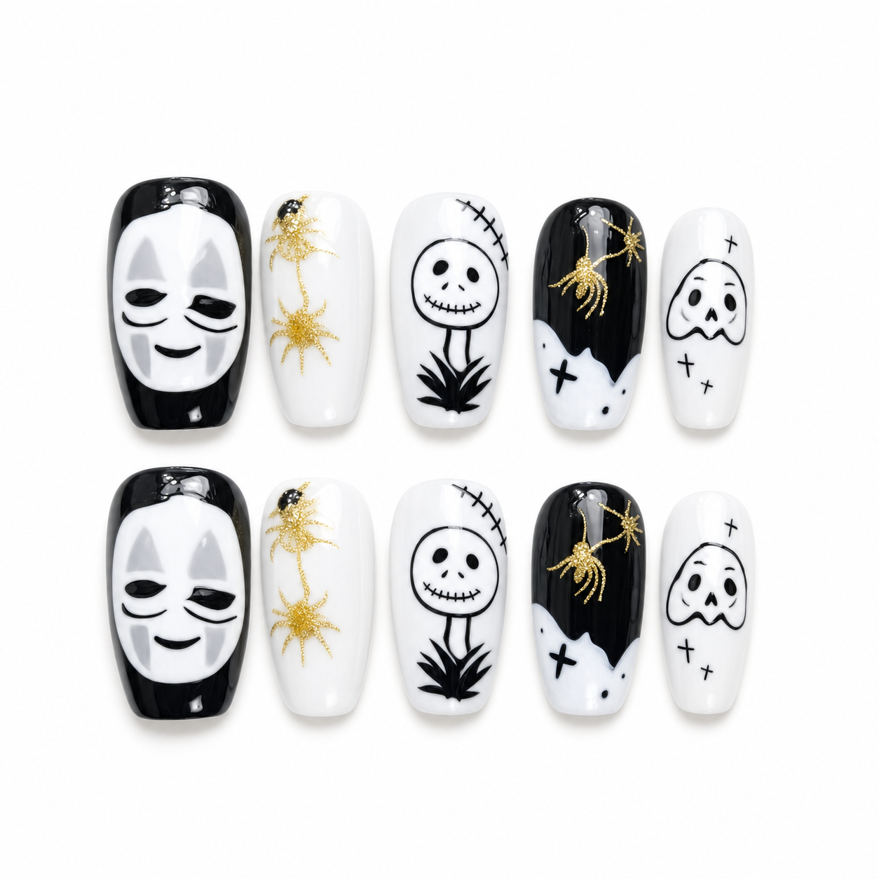 Crimson Keepsake press-on nail set