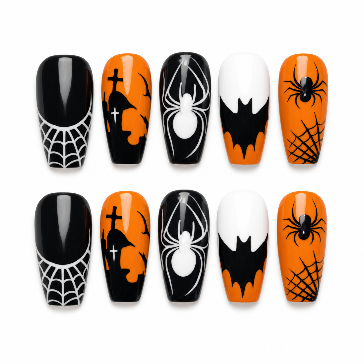 Call Me After Midnight press-on nail set