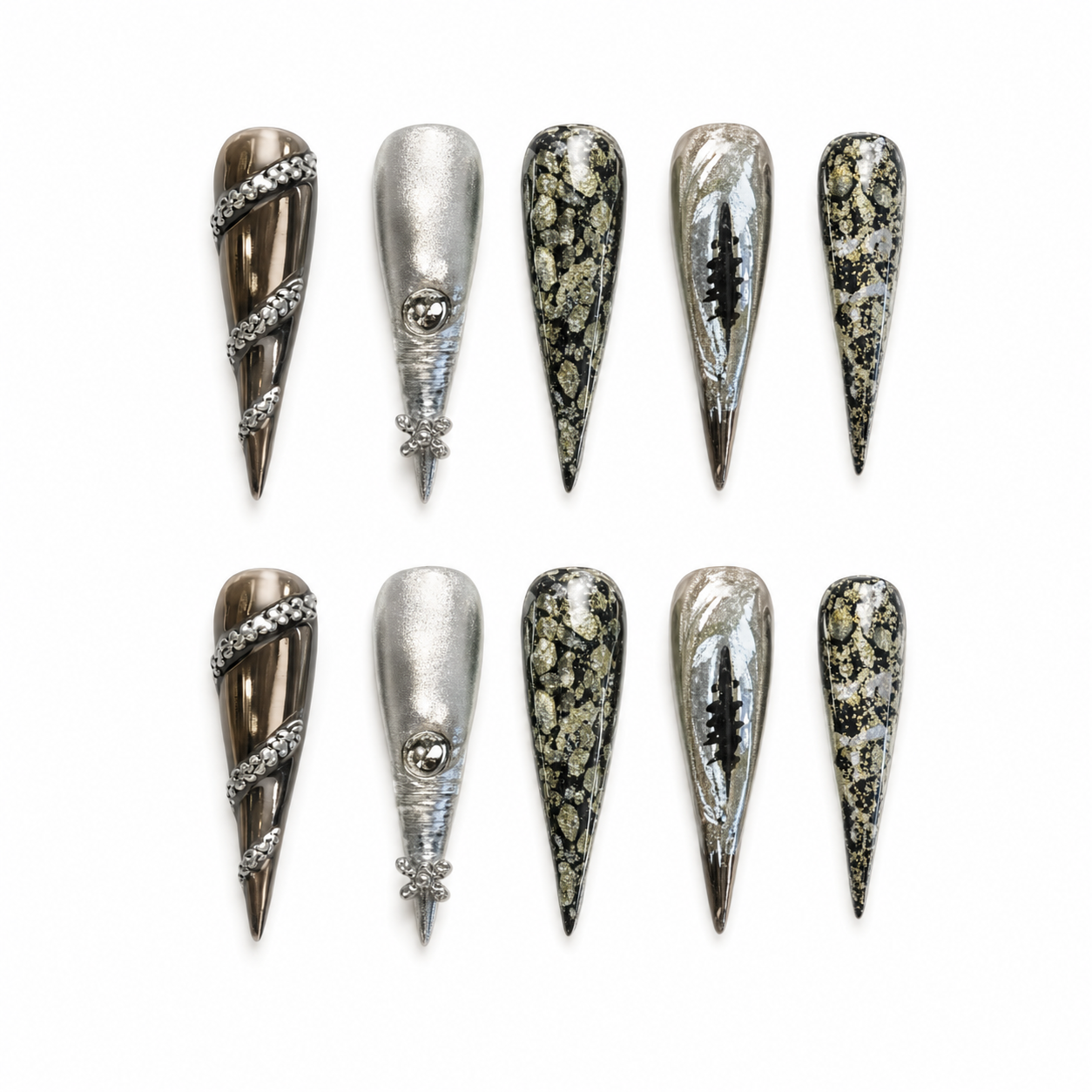 Hallow's Eve News press-on nail set