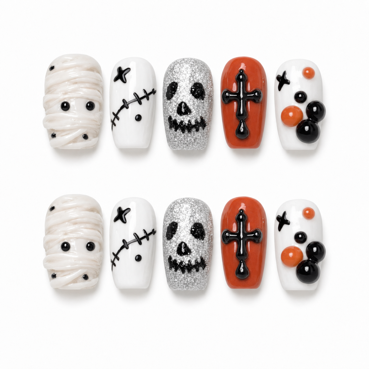 Monster Matinee press-on nail set