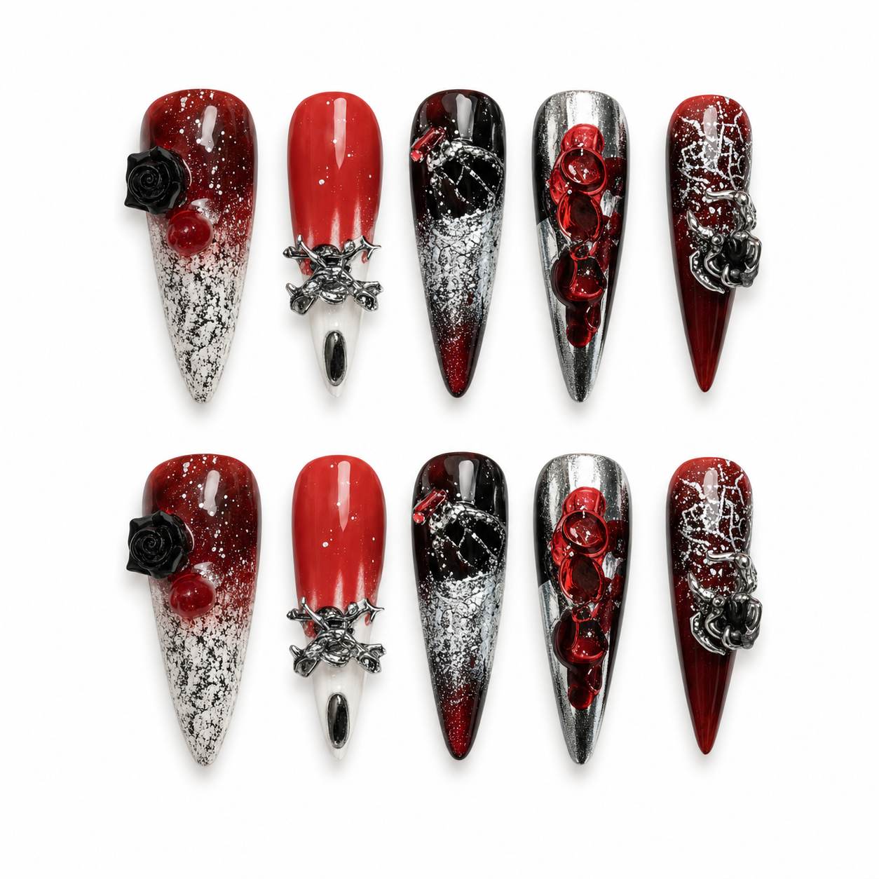 Bonbon Banshee press-on nail set
