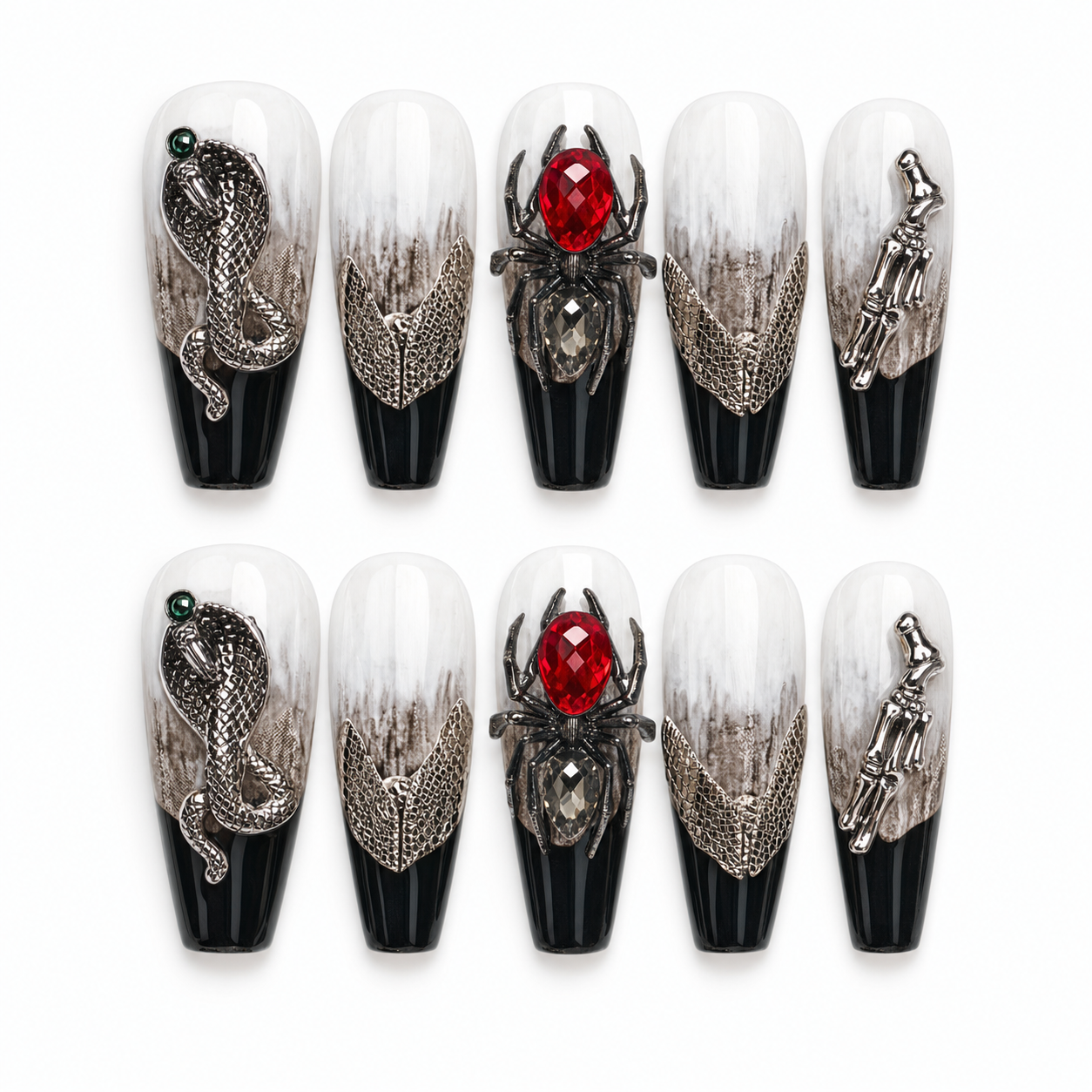 Pink Coven press-on nail set