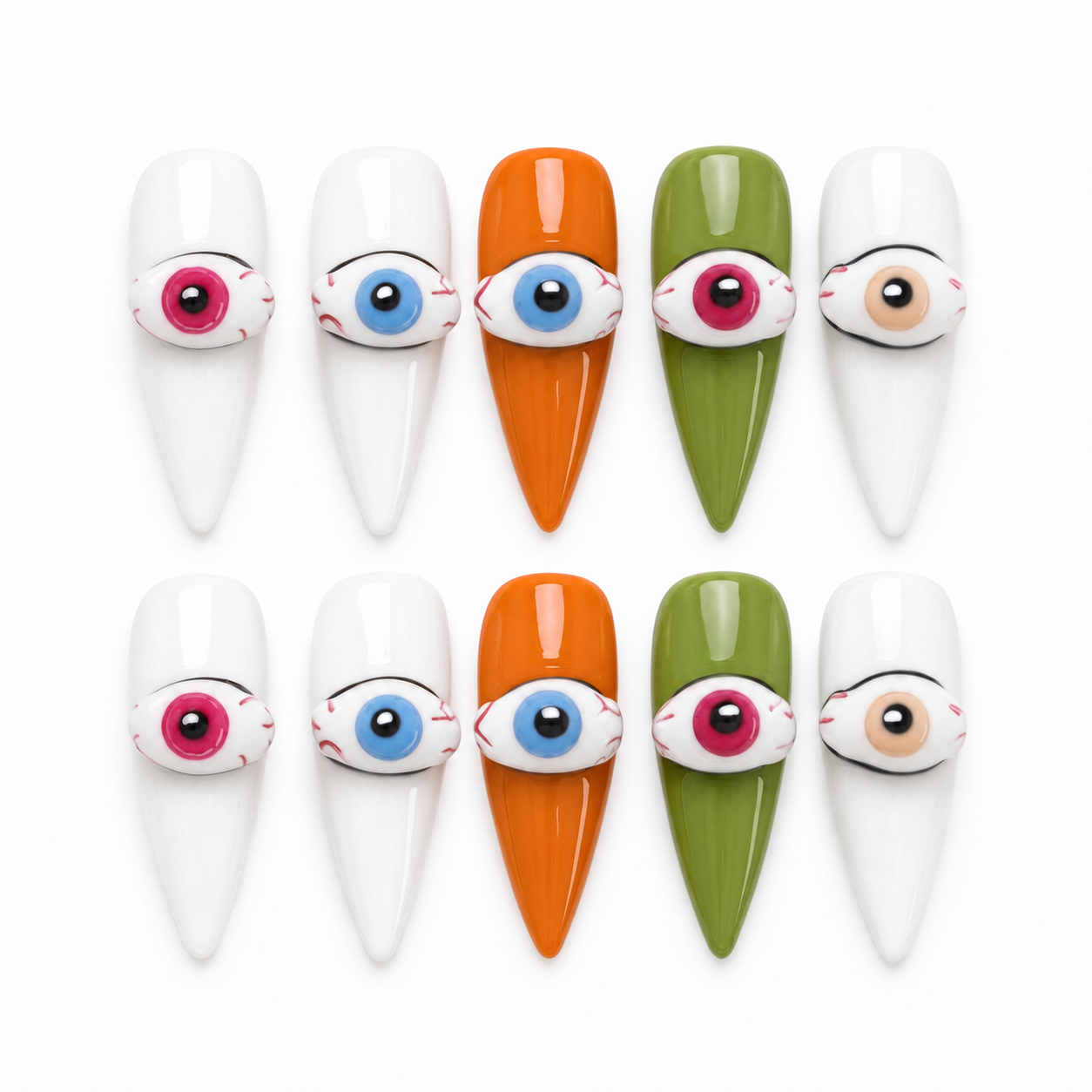 Widow's Bow press-on nail set