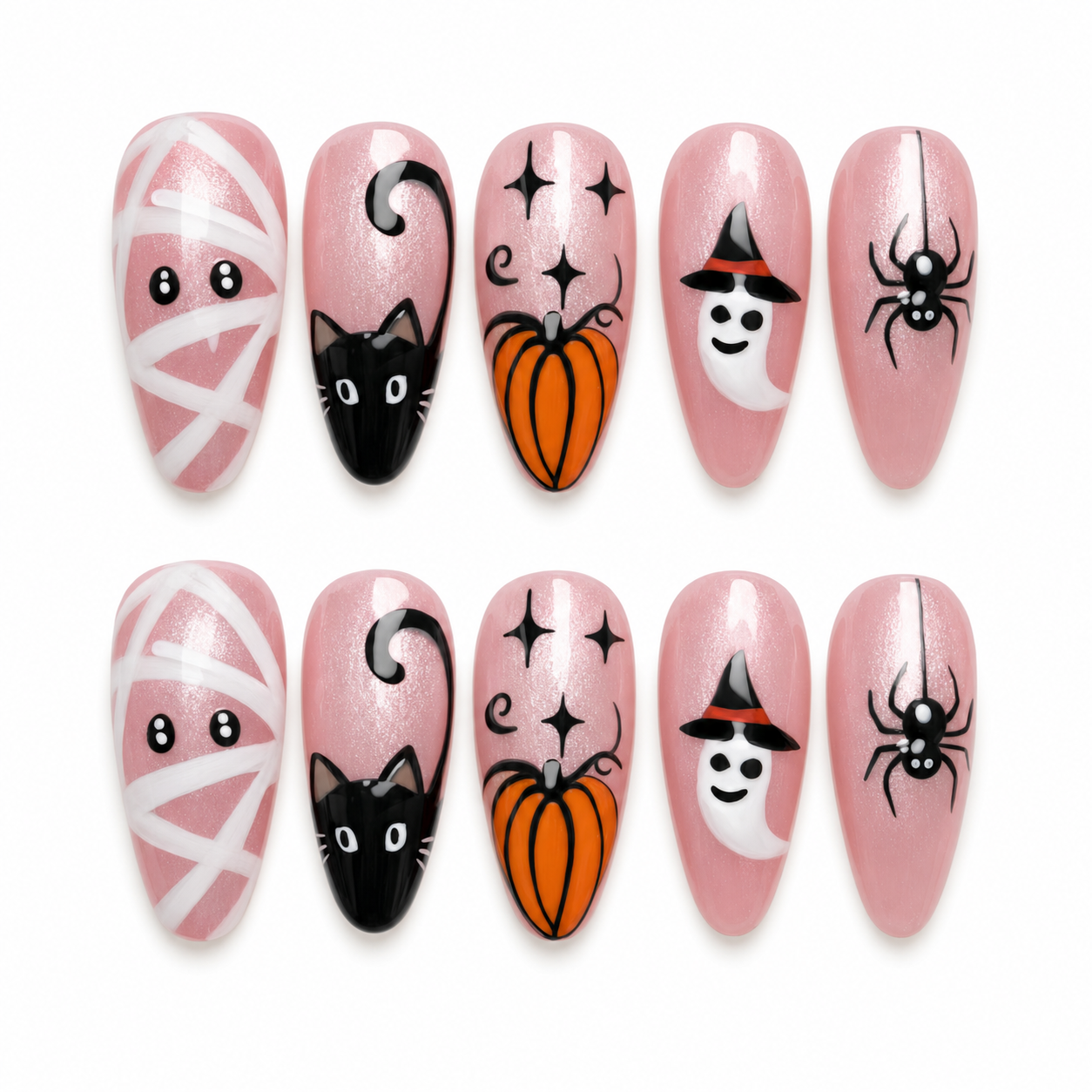 Gemstone Abyss press-on nail set