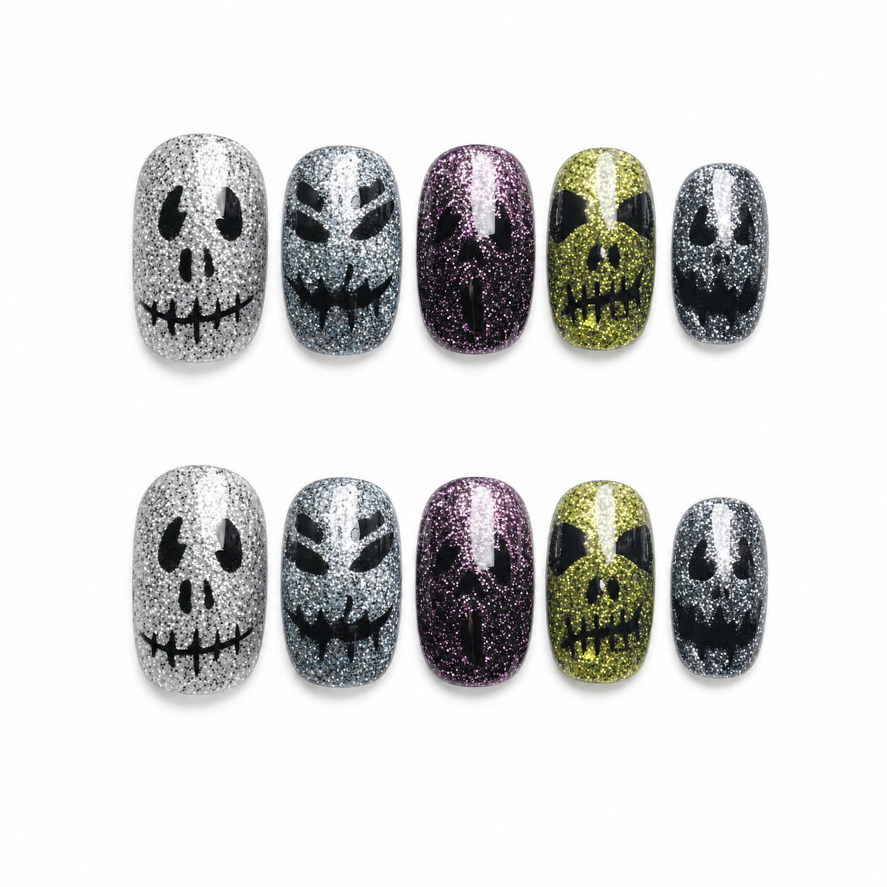 Cathedral Rose press-on nail set